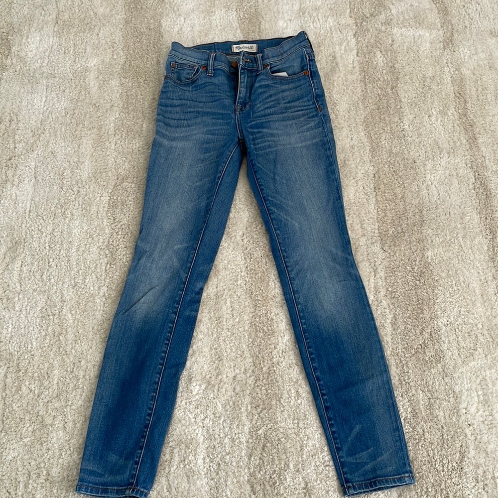Madewell high riser skinny